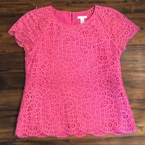 J Crew Lace Blouse